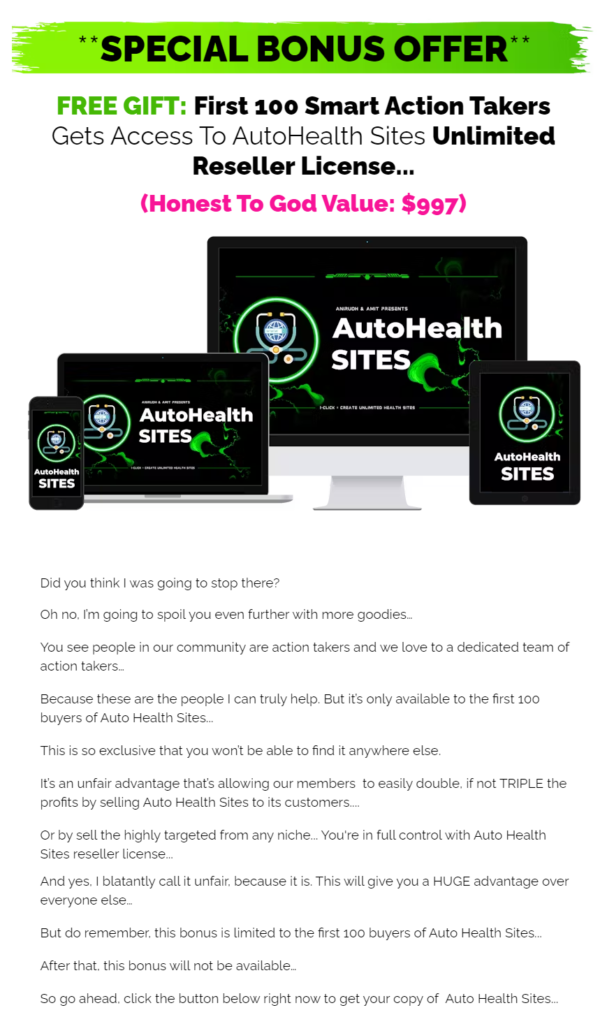 AutoHealth Sites Review