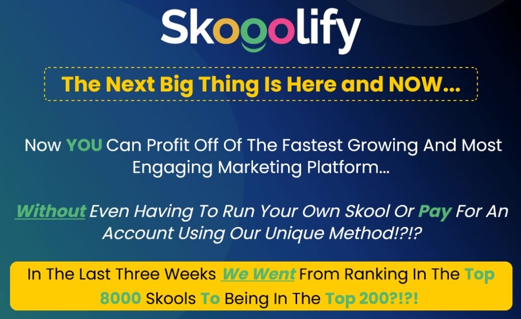 Skooolify Review