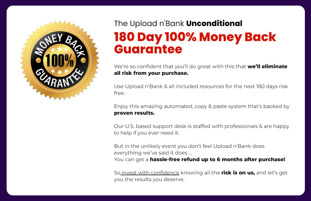 Upload n’ Bank Review